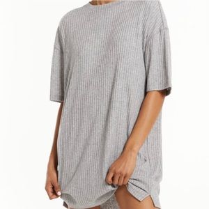 Denny rib knit dress